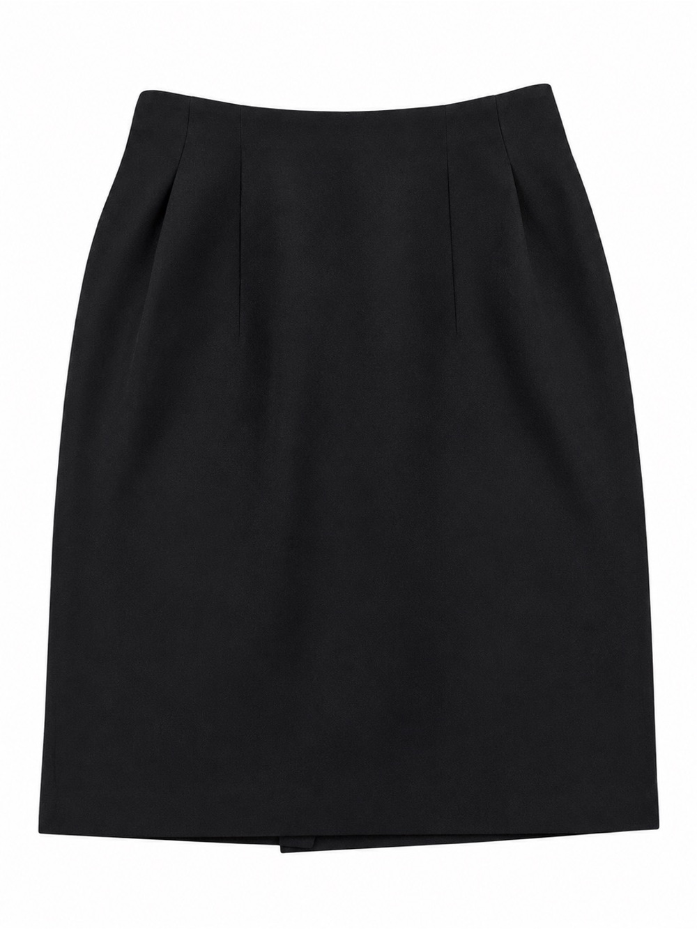 Ann Taylor Vintage Black Pencil Skirt Women's Tailored Office 100% Wool 6 petite